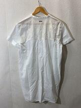 ARTISAN◆箔更紗プリントロングシャツ/シャツワンピース/9/コットン/WHT/総柄/08-07HC02//_画像2