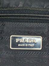 PRADA◆ショルダーバッグ/ナイロン/BLK/無地/メッセンジャーバッグ//_画像5