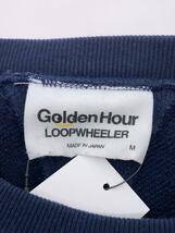 LOOPWHEELER◆GoldenHour別注/スウェット/M/コットン/NVY//_画像3