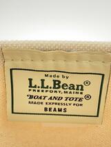 L.L.Bean◆トートバッグ/キャンバス/IVO/×BEAMS/USA製//_画像5