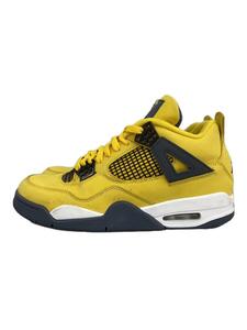 NIKE◆AIR JORDAN 4 RETRO_エア ジョーダン 4 レトロ/26.5cm/YLW//