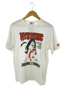 HYSTERIC GLAMOUR◆VAMPIRELLA CARNIVAL OF THE DAMNED/Tシャツ/S/コットン/ホワイト/02211CT40//