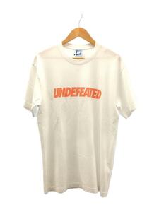 UNDEFEATED◆22SS/Tシャツ/M/コットン/WHT/無地/221077001003/汚れ有//