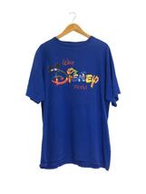 Disney◆90s/キャラクターロゴ半袖Tシャツ/-/-/BLU/プリント/ヴィンテージ/vintage//_画像1