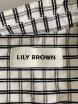 Lily Brown◆コルセットデティールシャツワンピース/1/コットン/WHT/チェック/LWFO232120//_画像3