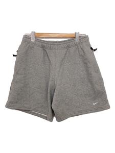 NIKE◆NRG SOLO SWOOSH FLEECE SHORT/L/コットン/GRY/DV3056-063//