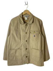 Carhartt◆カバーオール/L/コットン/BEG/無地/05005//