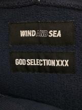 WIND AND SEA◆×GOD SELECTION XXX/プルオーバーパーカー/XL/コットン/NVY/WDS-XXX-21A-02//_画像3