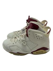 NIKE◆AIR JORDAN 6 RETRO/エアジョーダンレトロ/ホワイト/384664-116/26.5cm/WHT