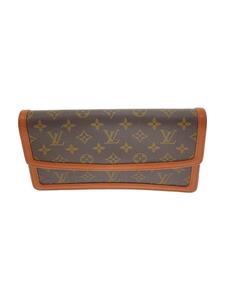 LOUIS VUITTON◆ポシェット・ダムPM_モノグラム・キャンバス_BRW/PVC/BRW