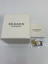 SKAGEN◆クォーツ腕時計/アナログ/-/CRM/GLD/SKW3098_画像6