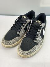 NIKE◆AIR JORDAN 1 LOW OG_エアジョーダン1 レトロ ロー OG/28.5cm/BLK_画像2