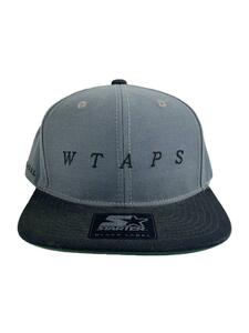 WTAPS◆SNAPBACK CAP/キャップ/SIZE X 00/アクリル/SLV/メンズ/181KUSRD-HT01