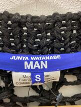 JUNYA WATANABE COMME des GARCONS MAN◆セーター(厚手)/S/リネン/BLK/WM-N004_画像3