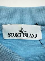 STONE ISLAND◆ポロシャツ/XL/コットン/BLU/無地/661520418_画像3