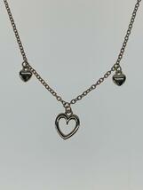 STAR JEWELRY◆ハートモチーフネックレス/SV925/シルバー/トップ有/レディース_画像5