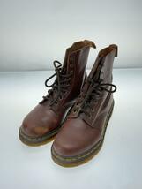 Dr.Martens◆レースアップブーツ/38/BRW/レザー/PASCAL_画像2