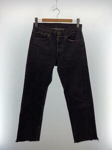 Levi’s◆90s/USA製/ボタン裏653/カットオフ/31/コットン/BLK/501-0658/汚れ有