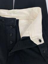 OLD JOE&CO.◆SIDE BUCKLE GRUKHA TROUSER/ストレートパンツ/30/コットン/ブラック_画像3