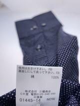 BURBERRY BLACK LABEL◆ドットシャツ/長袖シャツ/3/コットン/NVY/ドット/BMW09-603-29_画像4