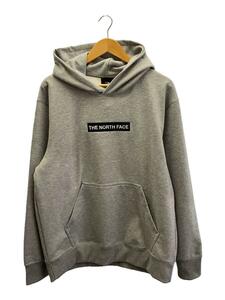 THE NORTH FACE◆BOX LOGO HOODIE_ボックスロゴフーディ/XL/コットン/グレー