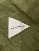 and wander◆長袖ワンピース/M/ナイロン/GRN/574-4183161_画像3