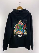 HUF◆×AVENGERS COSMIC ASSEMBLE HOODIE/L/コットン/BLK/PF00654_画像2