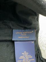 LOUIS VUITTON◆キャップ/FREE/ウール/BLK/無地/メンズ/M7003M/ベースボール/エンドレス_画像5