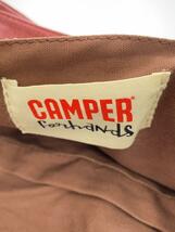 camper◆トートバッグ/レザー/レッド/無地_画像5