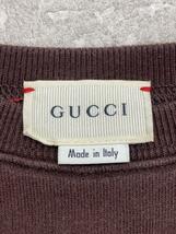 GUCCI◆猫/スウェット/110cm/コットン/BRW/630578 xjcsl/使用感有_画像3