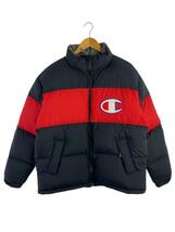 Champion◆ACTION STYLE DOWN JACKET/XL/ナイロン/RED/C3-Q607_画像1