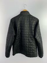 patagonia◆Nano Puff Jacket/ダウンジャケット/M/ポリエステル/BLK/無地/84212_画像2