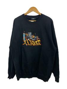 X-LARGE◆スウェット/L/コットン/BLK/101221012025