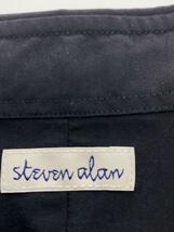 Steven Alan◆シルク レギュラーカラー シャツ/長袖シャツ/M/シルク/BLK/8111-218-0952_画像3