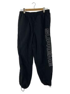 Supreme◆23AW Spellout Embroidered Track Pants/XL/ナイロン/BLK