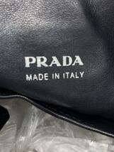 PRADA◆グロメット/パンチングトートバッグ/トートバッグ/ナイロン/BLK/1BG032_画像5