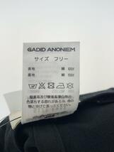 GADID ANONIEM/ガディッドアノニム/JUDE CAP/キャップ/FREE/コットン/BLK/メンズ_画像6