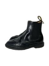 Dr.Martens◆graeme brogue/サイドゴアブーツ/38/BLK_画像2