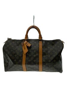 LOUIS VUITTON◆キーポル50_モノグラム・キャンバス_BRW/PVC/ブラウン/M41426/ルイヴィトン