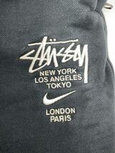 NIKE◆ボトム/M/コットン/BLK/DC4227-010/×STUSSY/21SS/Fleece Sweat Pants_画像3