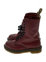 Dr.Martens◆レースアップブーツ/UK4/BRD/レザー/1490_画像1