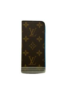 LOUIS VUITTON◆iPhone8+・フォリオ(7+にも対応)_モノグラム_BRW/PVC/BRW/レディース