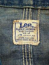 Lee◆60s/91-J/レイルロードジャケット/カバーオール/JELT DENIM/デニム/IDG_画像3