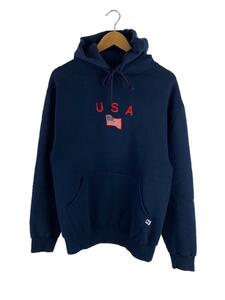 RUSSELL ATHLETIC◆USA/星条旗/パーカー/M/コットン/NVY