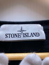 STONE ISLAND◆長袖Tシャツ/L/コットン/BLK/751564450_画像3