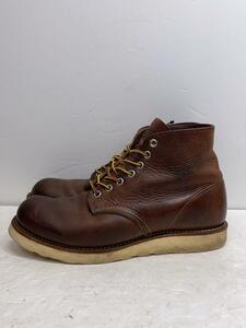 RED WING◆レースアップブーツ/25.5cm/BRW/9111