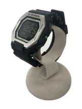 CASIO◆クォーツ腕時計_G-SHOCK/デジタル/ラバー/BLK/BLK/SS_画像2