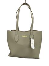 FURLA◆トートバッグ/レザー/GRY/WB00975-BX0306-M7Y00_画像1