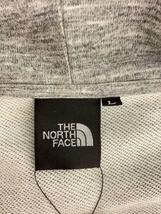 THE NORTH FACE◆SQUARE LOGO FULL ZIP_スクエアロゴフルジップ/L/ポリエステル/GRY_画像3