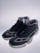 NIKE◆AIR JORDAN 11 RETRO LOW IE_エアジョーダン 11 レトロ ロー IE/27cm/BLK_画像2